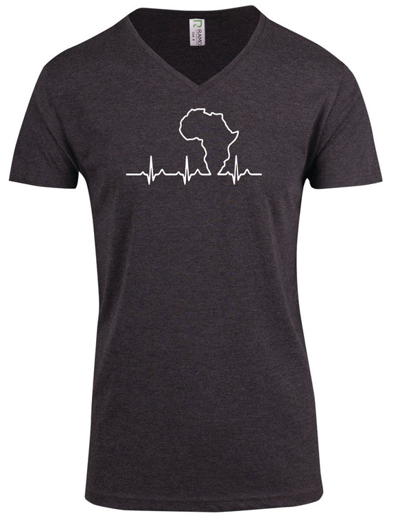 African Heartbeat - V-Neck