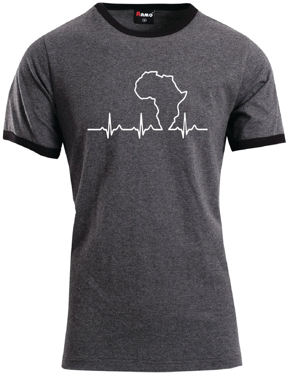 African Heartbeat - Ringer Slim Fit