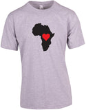 Heart's In Africa Solid - Unisex Modern Fit Tee