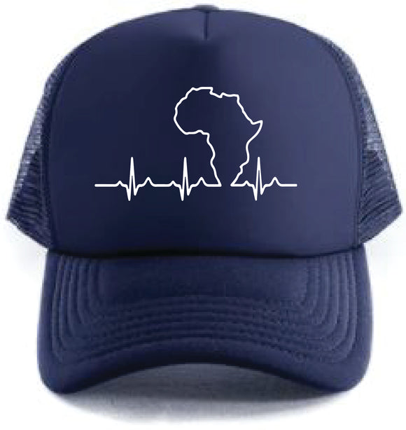 African Heartbeat - Mesh Baseball Caps