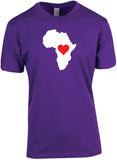 Heart's In Africa Solid - Unisex Modern Fit Tee