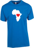 Heart's In Africa Solid - Unisex Modern Fit Tee